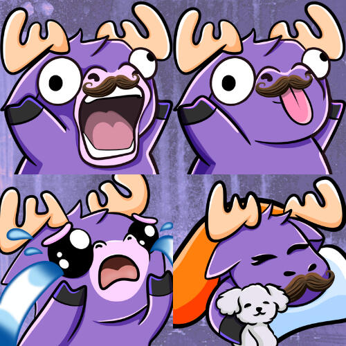 MoisterMoose Emotes